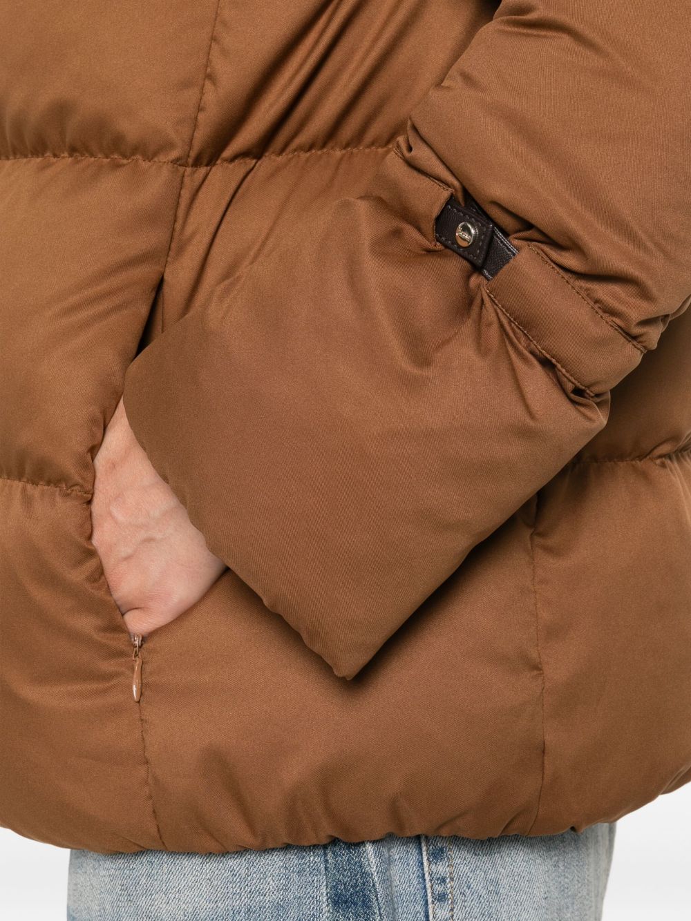 HERNO Quilted Design Jacket with Faux-Fur Trim for Women - FW25