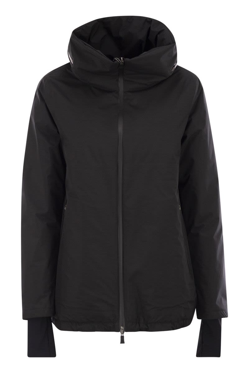 HERNO A-Shaped Down Jacket with Hood - Regular Fit