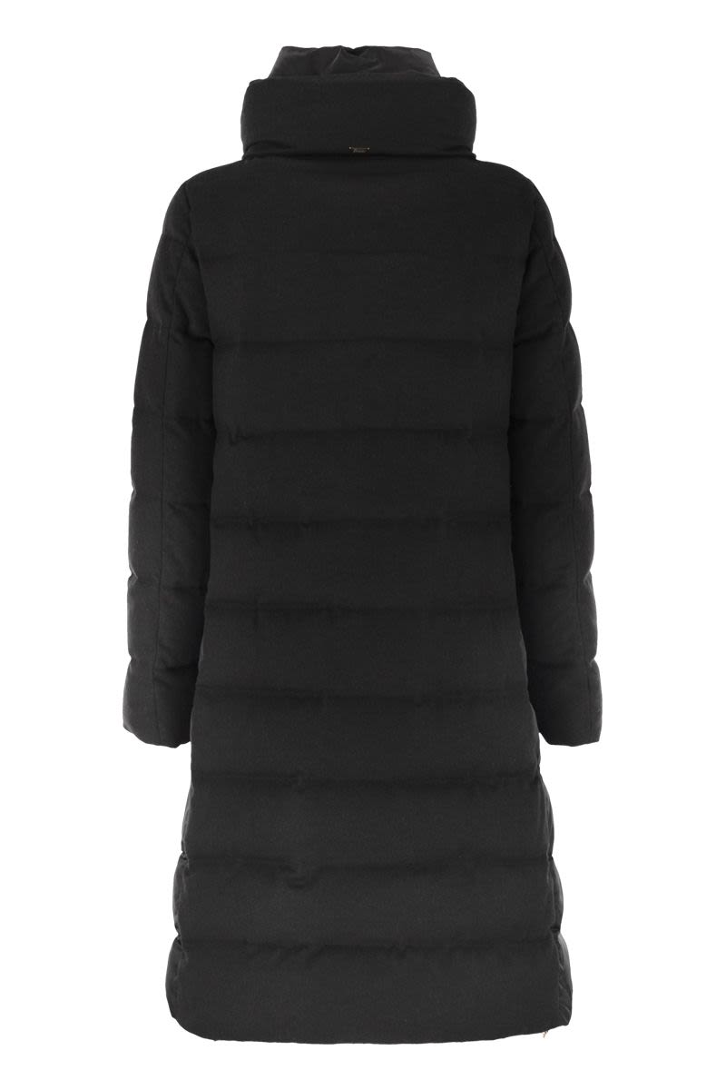 HERNO Mid-Length Women's Jacket with Silk and Cashmere Blend