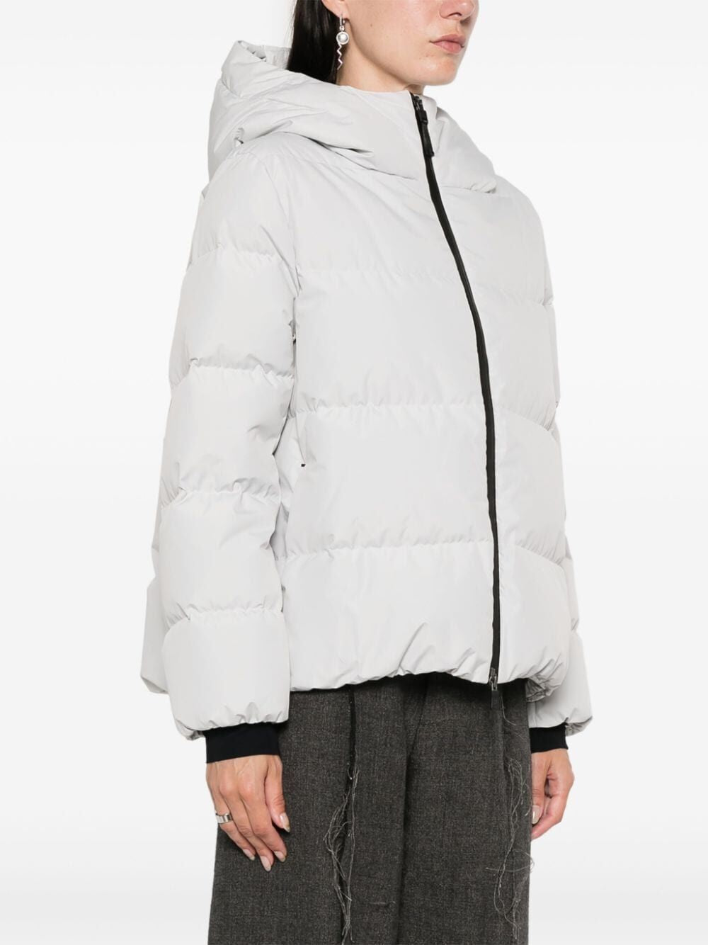 HERNO Women's Hooded Mini Puffer Jacket