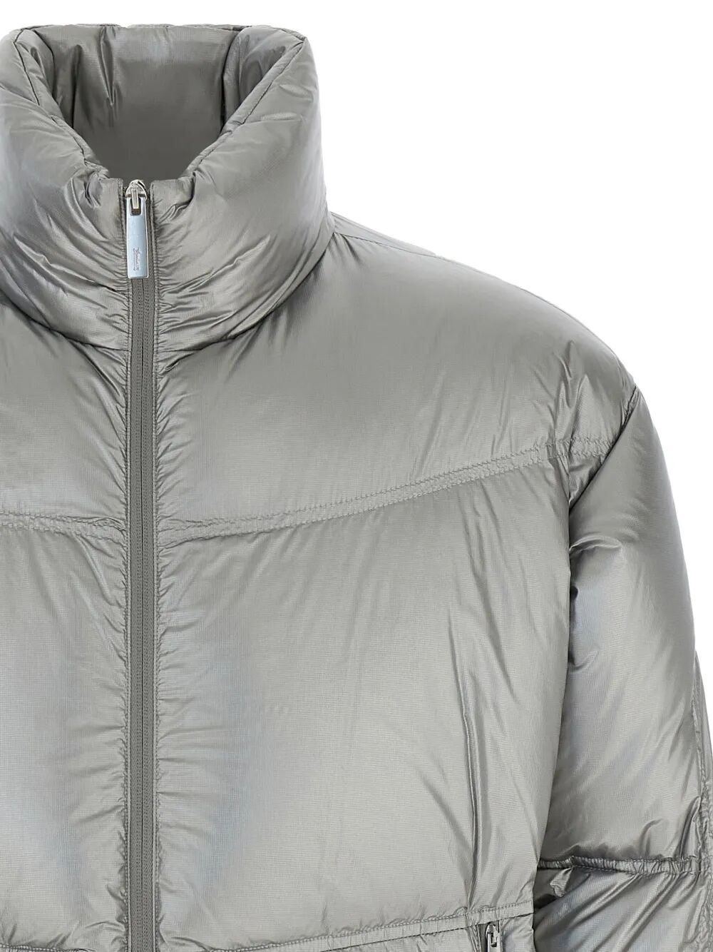 LAMINAR Men's Relaxed Fit Metallic Shield Down Jacket with Titanium Coating