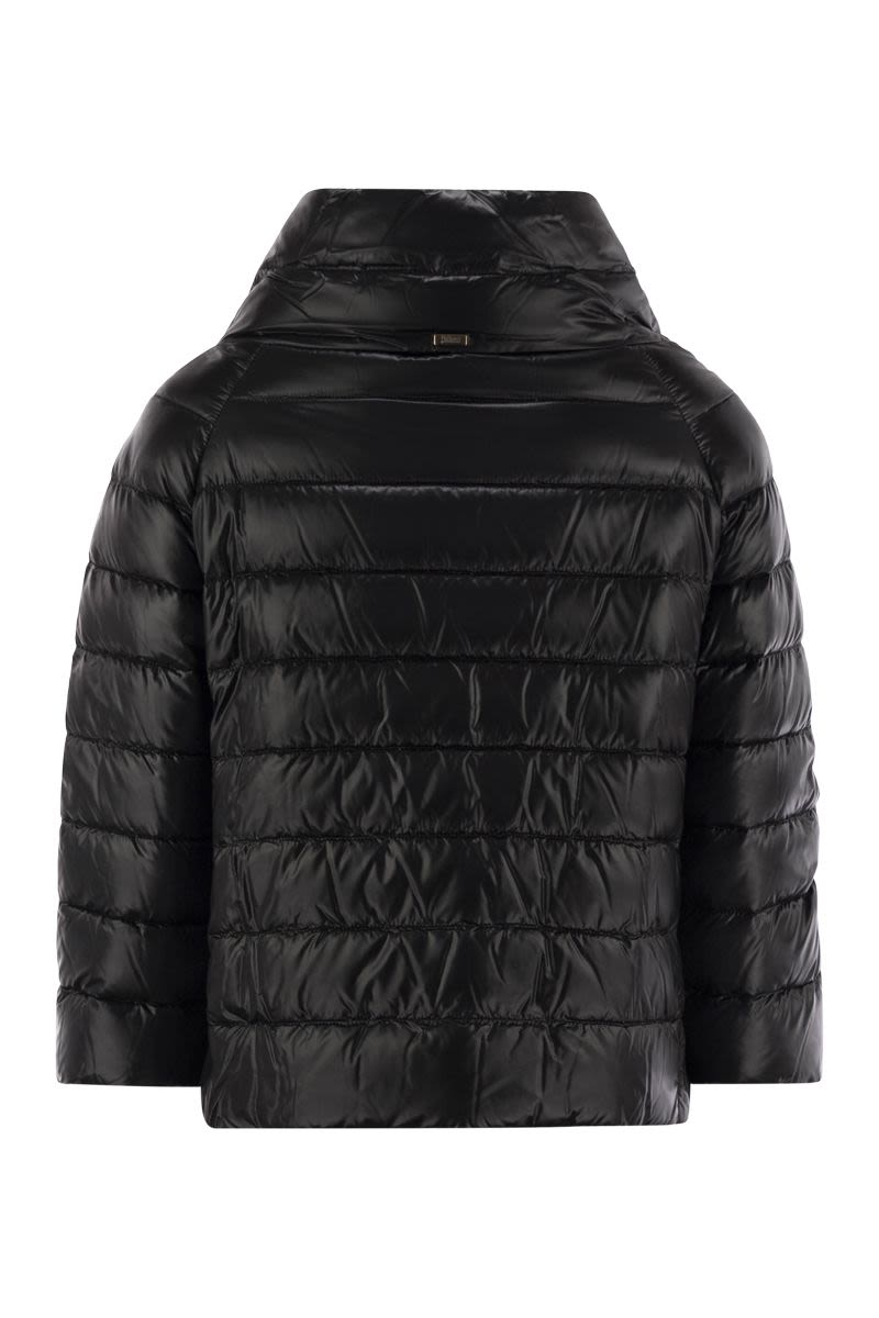 HERNO Women's Mini Cape with Jewelled Sleeves