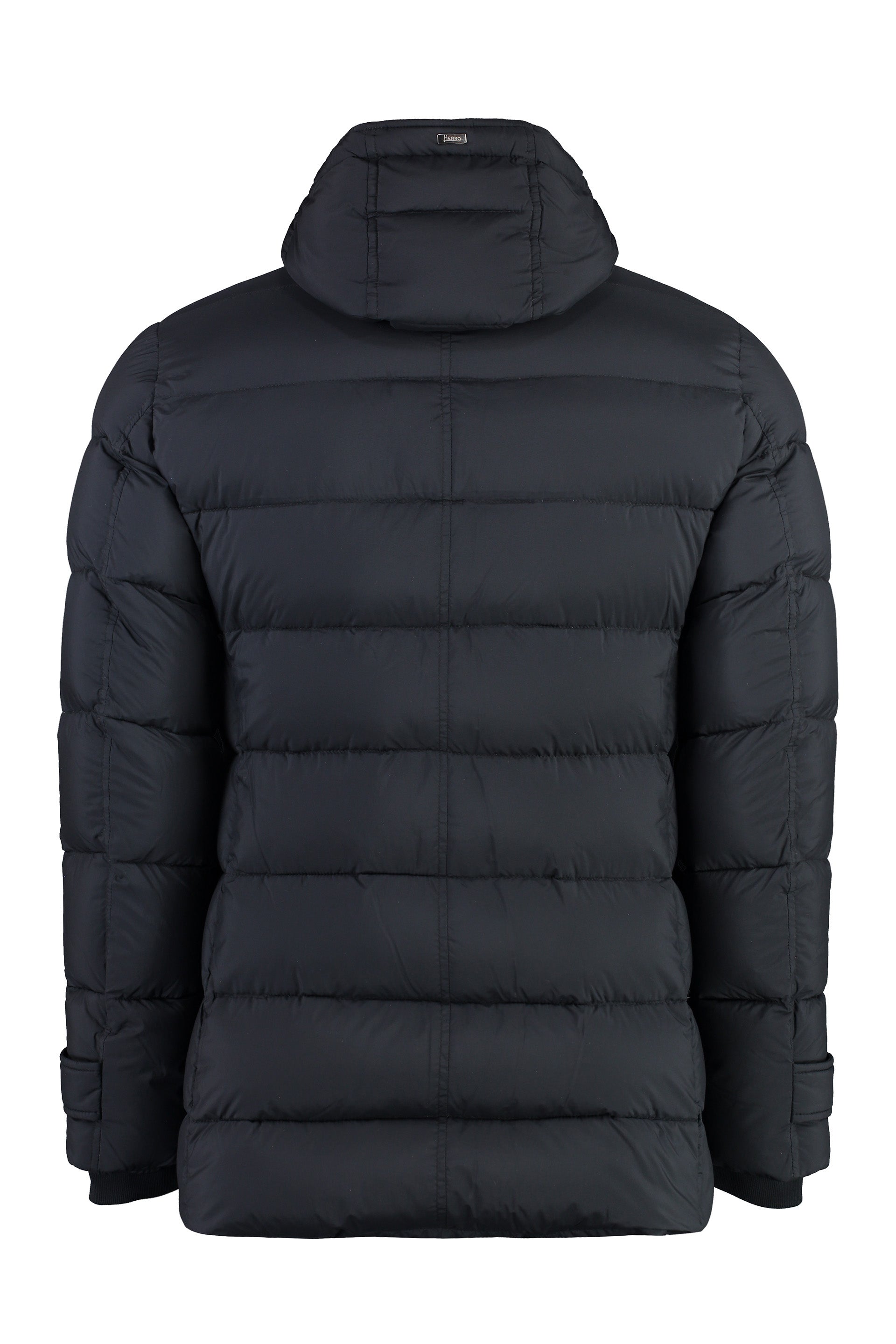 HERNO Men's Mini Quilted Down Hooded Jacket