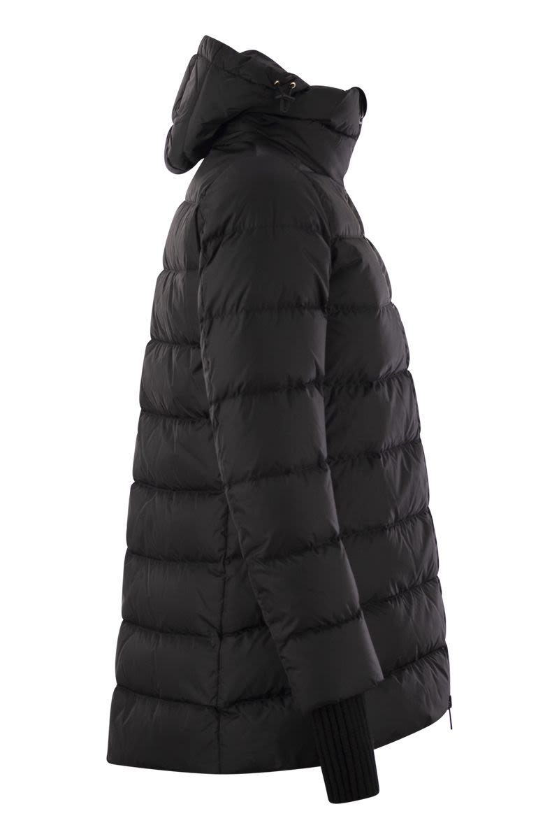 HERNO Medium Down Jacket with Hood for Women