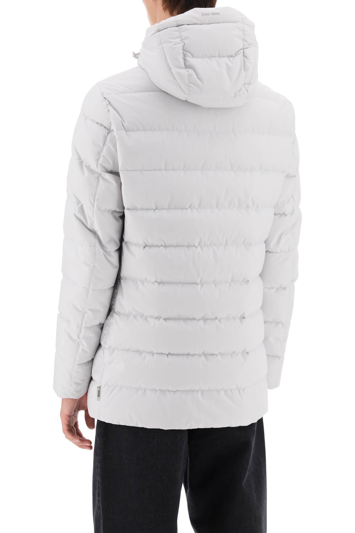 HERNO Medium Hooded Down Jacket for Men