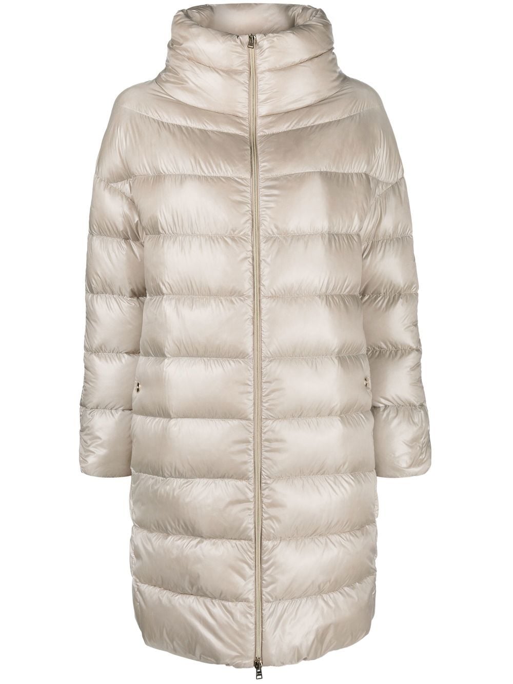 HERNO Women's Midi Down Jacket with High Neck