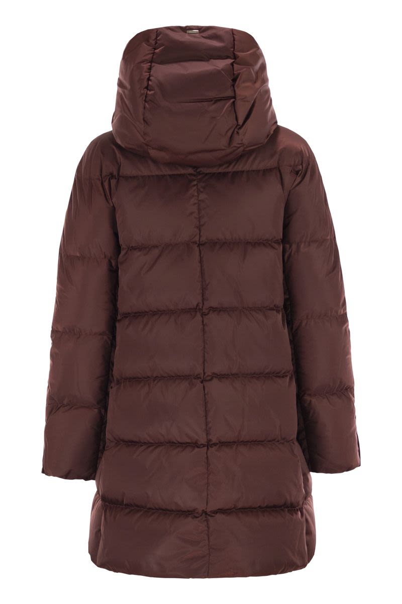 HERNO A-Shape Down Jacket with Hood - Women's