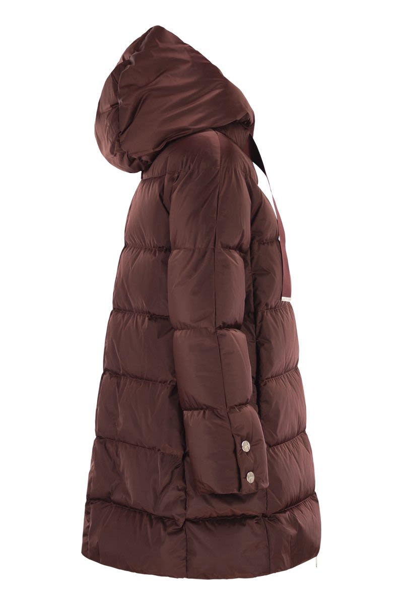 HERNO A-Shape Down Jacket with Hood - Women's