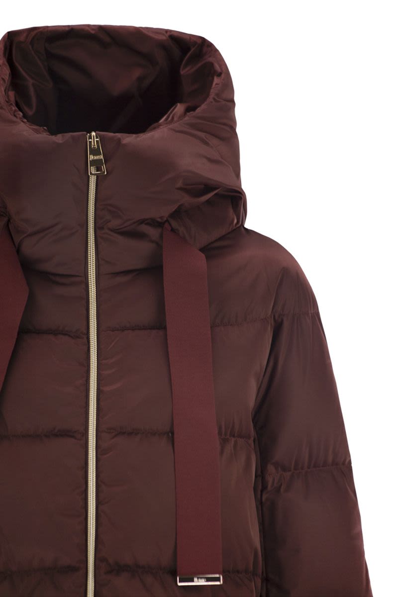HERNO A-Shape Down Jacket with Hood - Women's