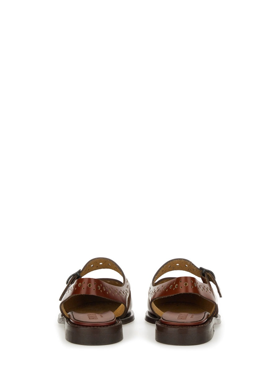 HEREU Leather Sandals for Women - SS25 Collection