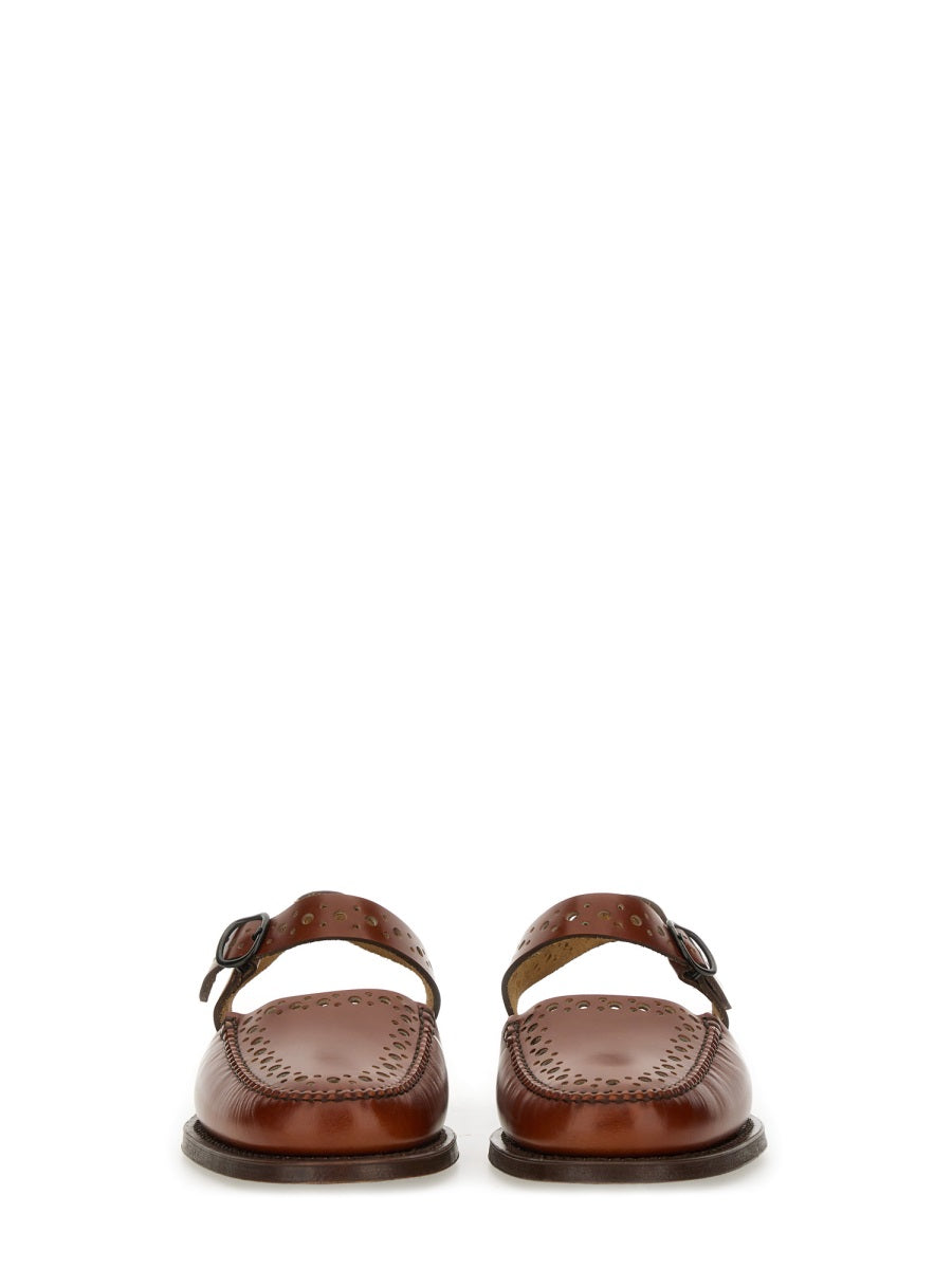 HEREU Leather Sandals for Women - SS25 Collection