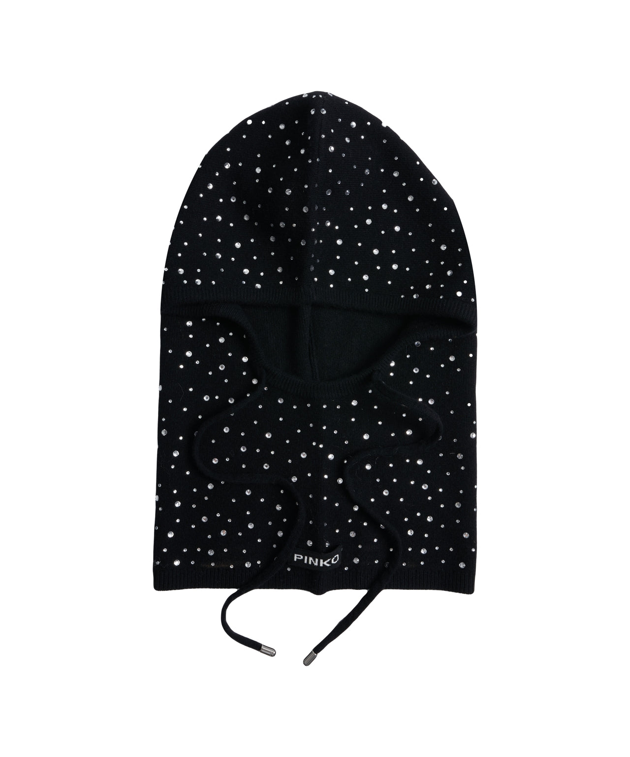 PINKO Luxurious Balaclava with Rhinestones