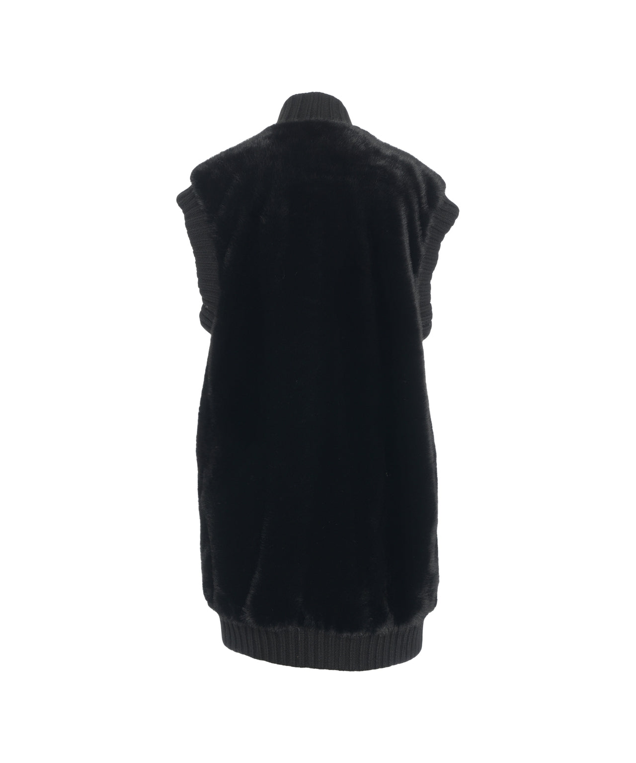 PINKO Elegant Faux Fur Waistcoat