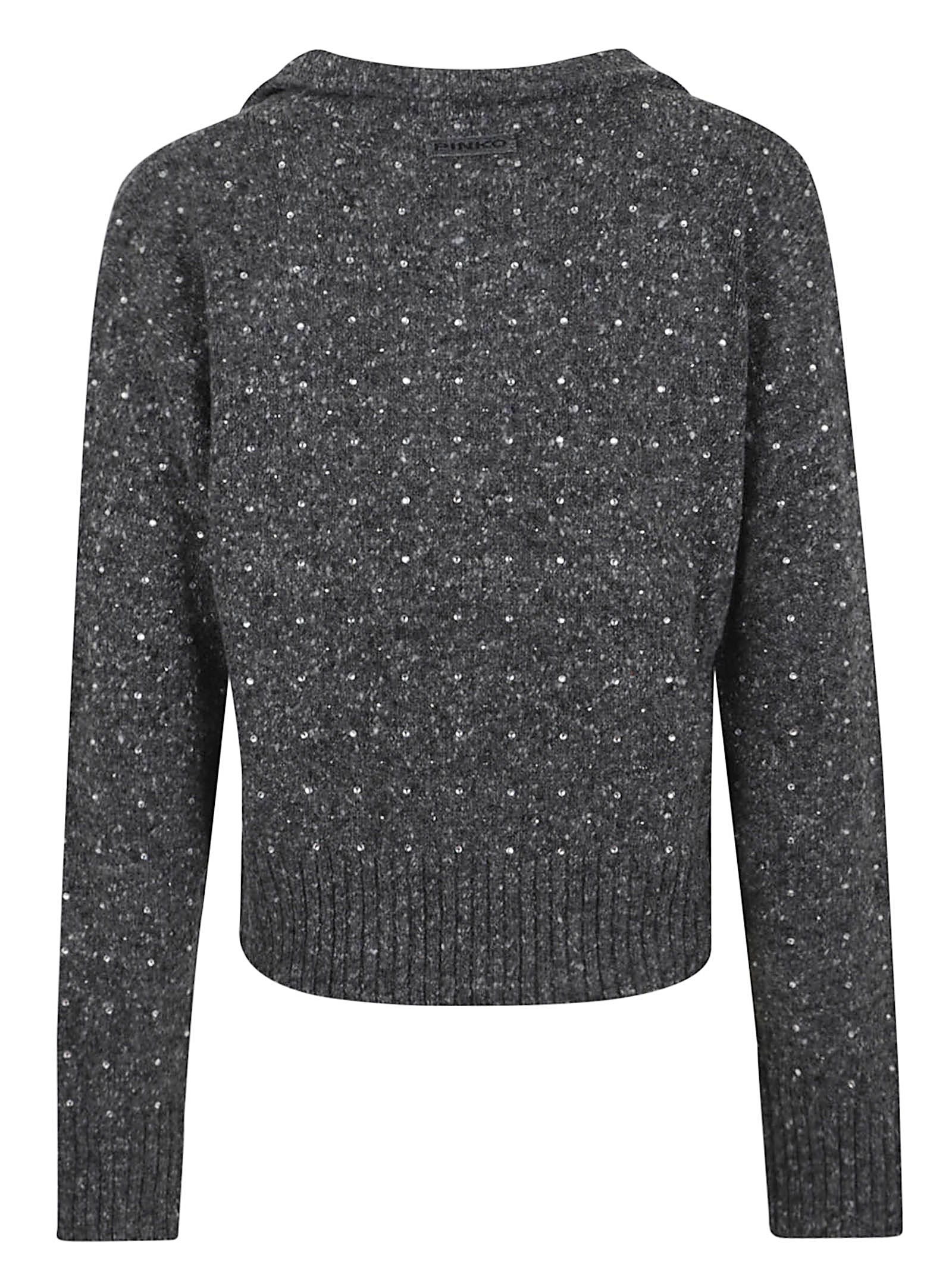 PINKO Chic Grey Wool Blend Top for Women