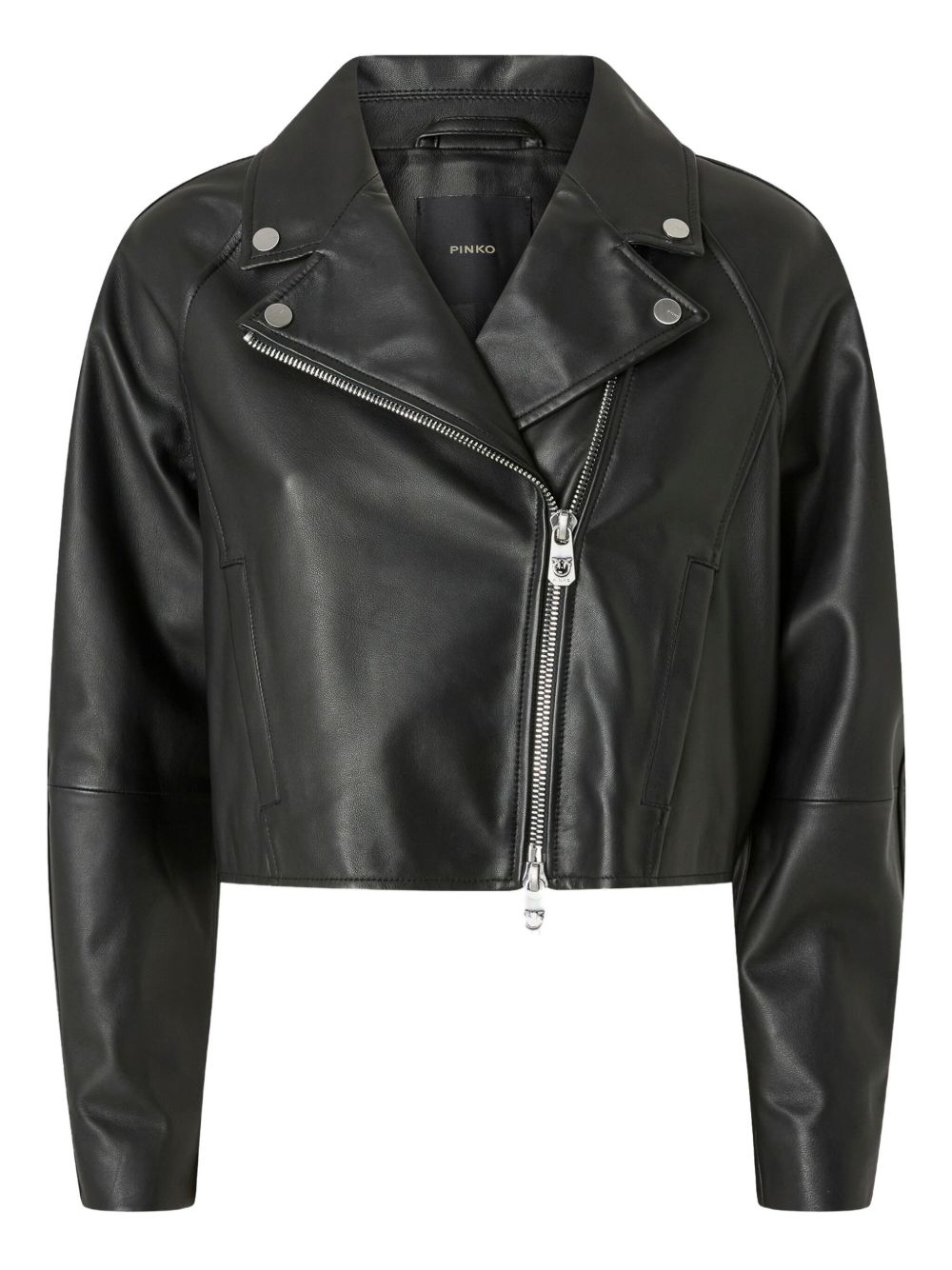 PINKO Cropped Biker Jacket for Women