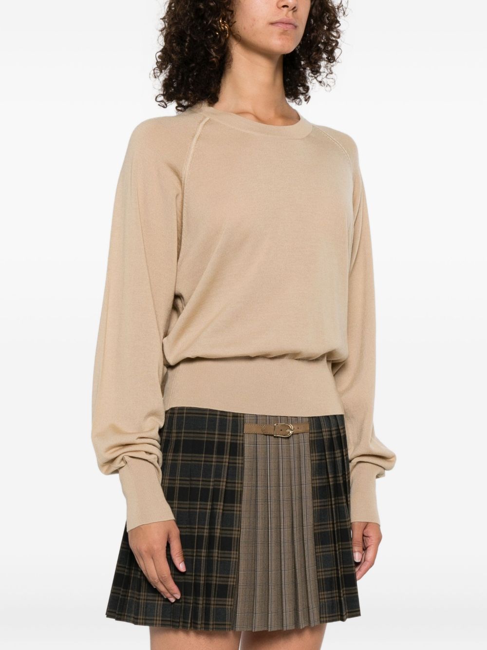 PINKO Relaxed Fit Crew Neck Sweater for Women