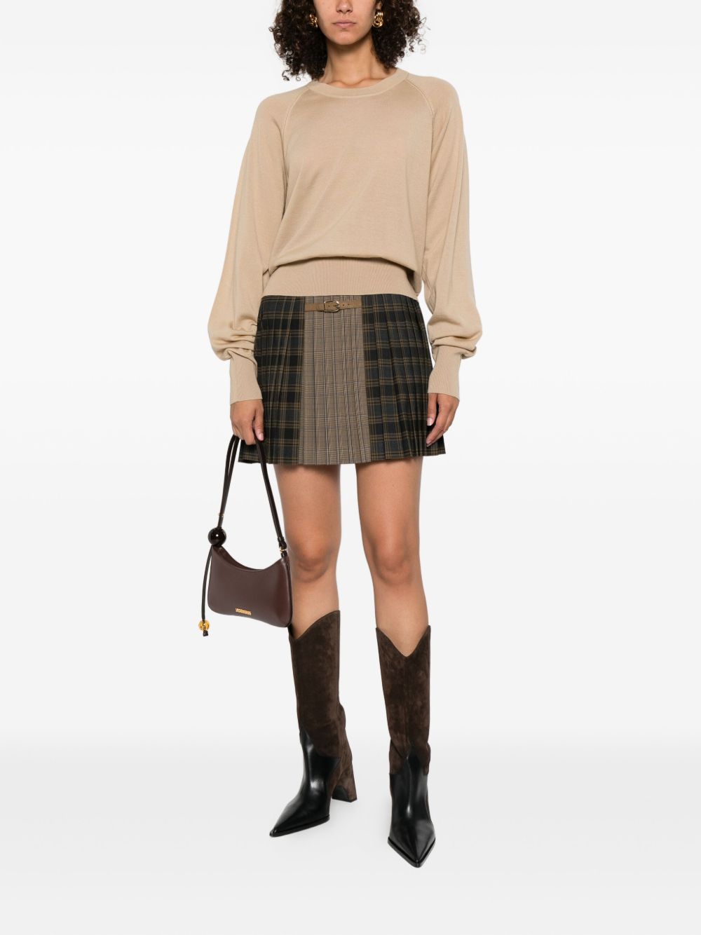 PINKO Relaxed Fit Crew Neck Sweater for Women