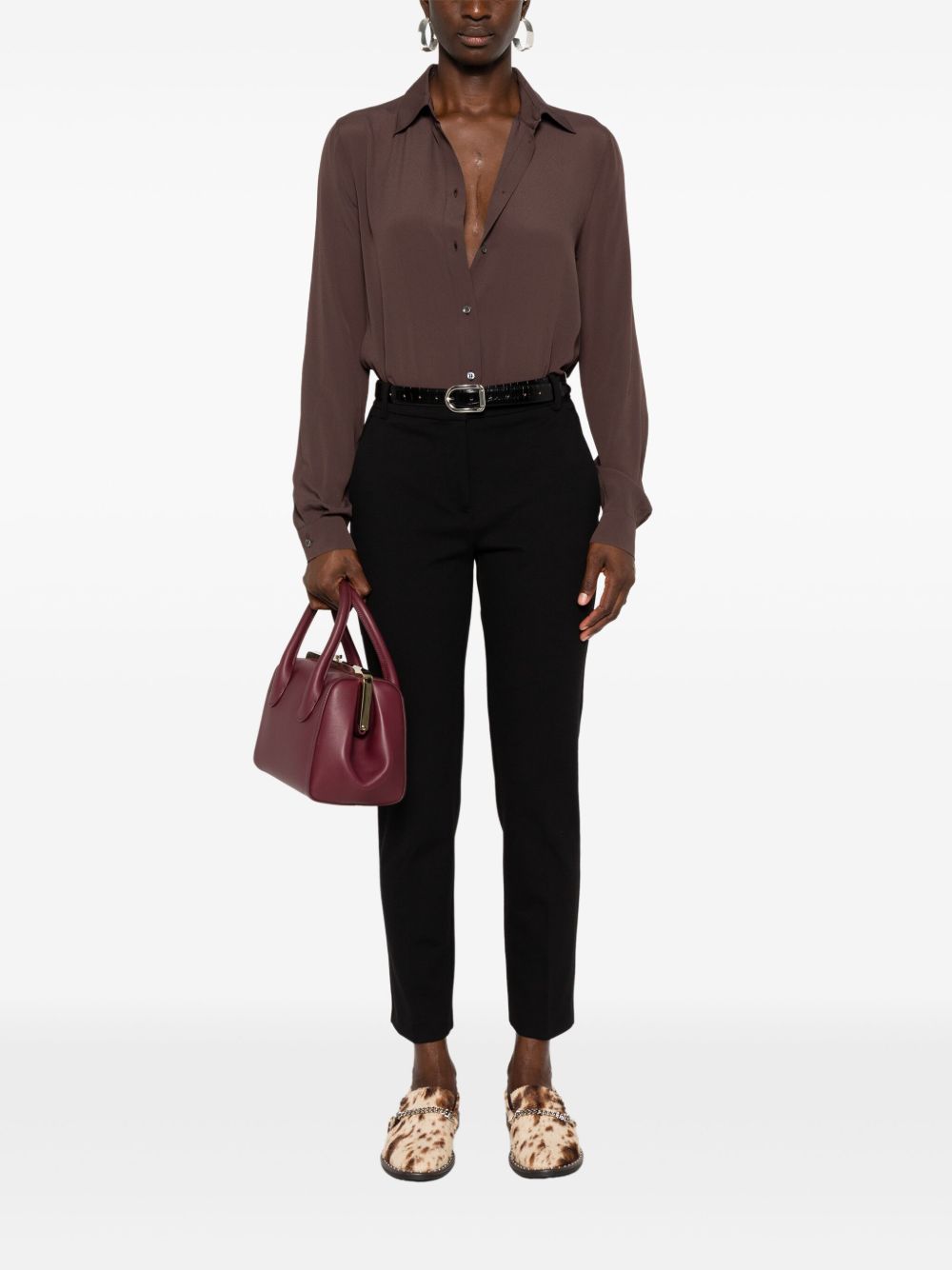 PINKO Sleek Fit Trousers for Effortless Elegance
