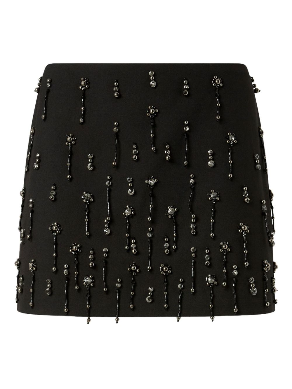 PINKO Fitted Mini Skirt with Embellished Detail