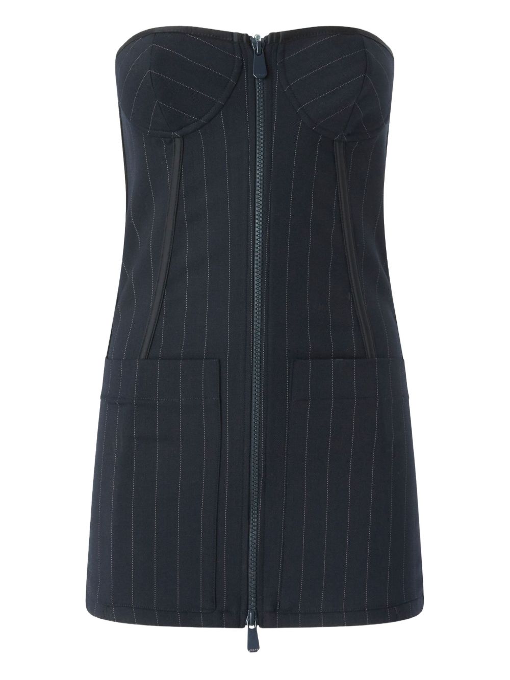 PINKO Structured Pinstriped Bustier Top - Women's Size