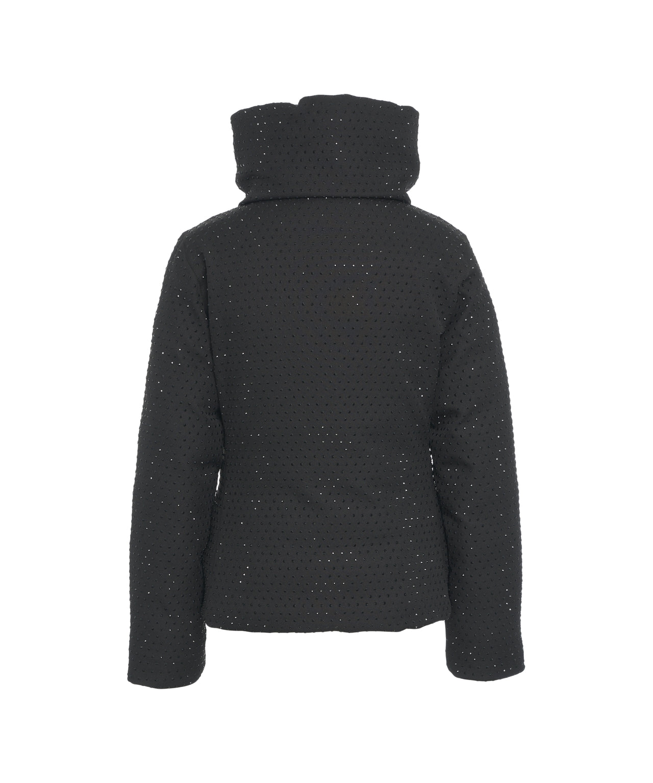 PINKO Luxurious Down Jacket with Strass Details