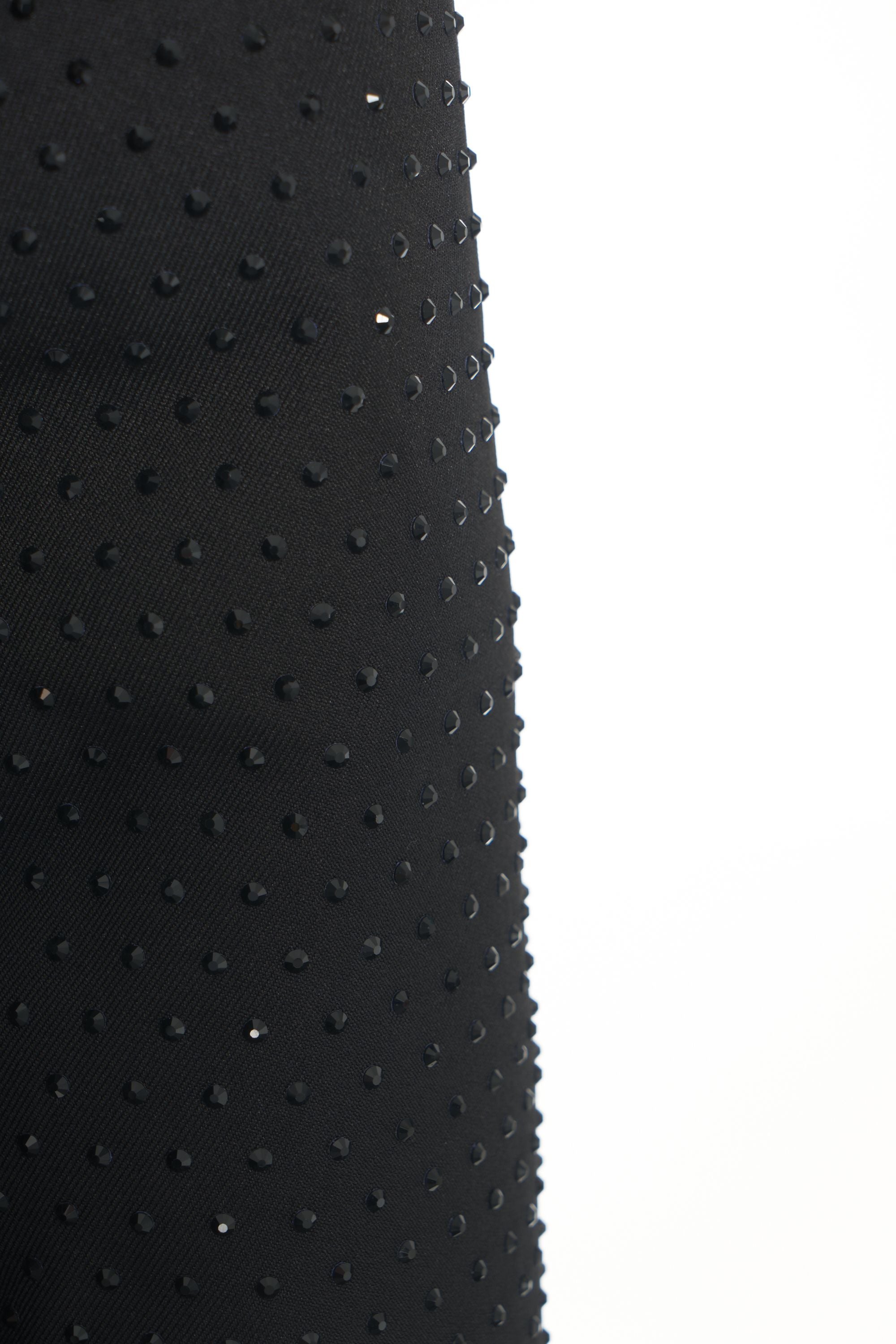 PINKO Luxurious Down Jacket with Strass Details