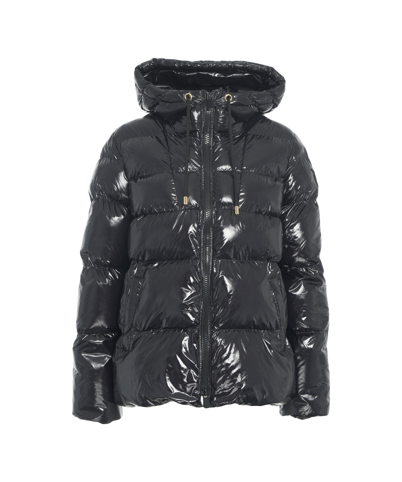 PINKO Quilted Puffer Jacket with Hood - Women's Fall Style