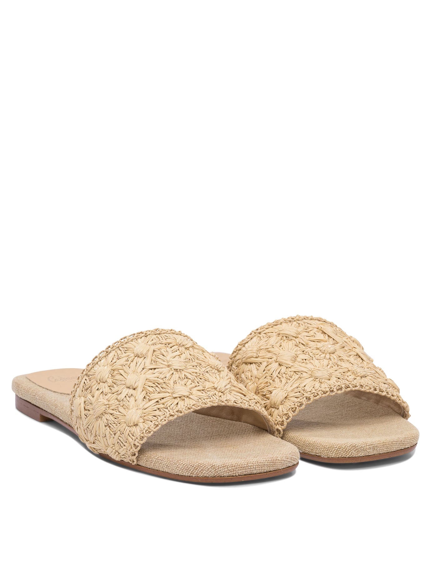 CASTAÑER Effortless Raffia Sandals for Women - SS25