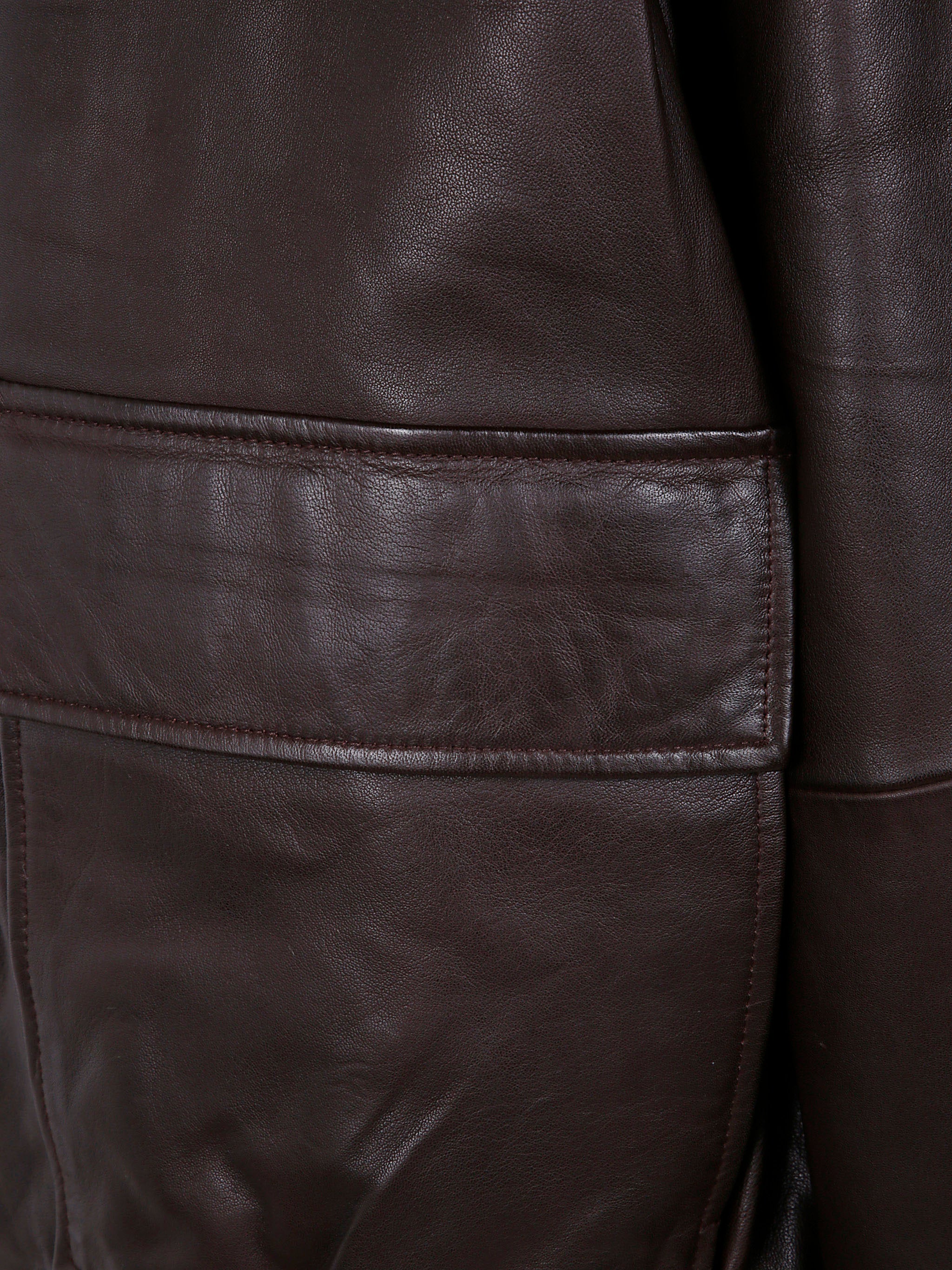 STUDIO NICHOLSON Men's Lamb Leather Bomber Jacket