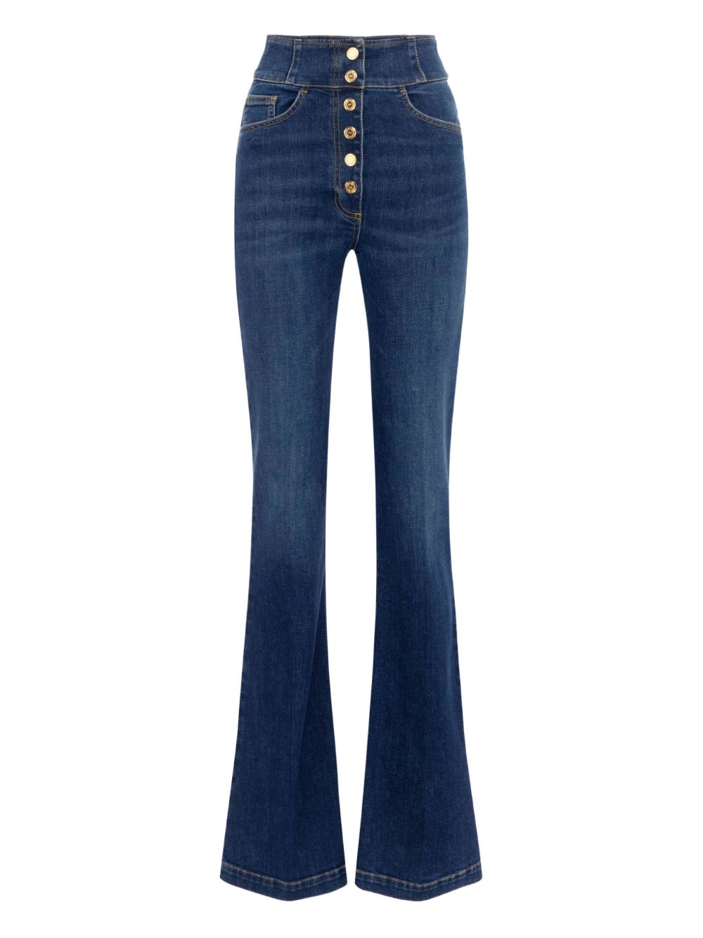 ELISABETTA FRANCHI High-Rise Bootcut Jeans