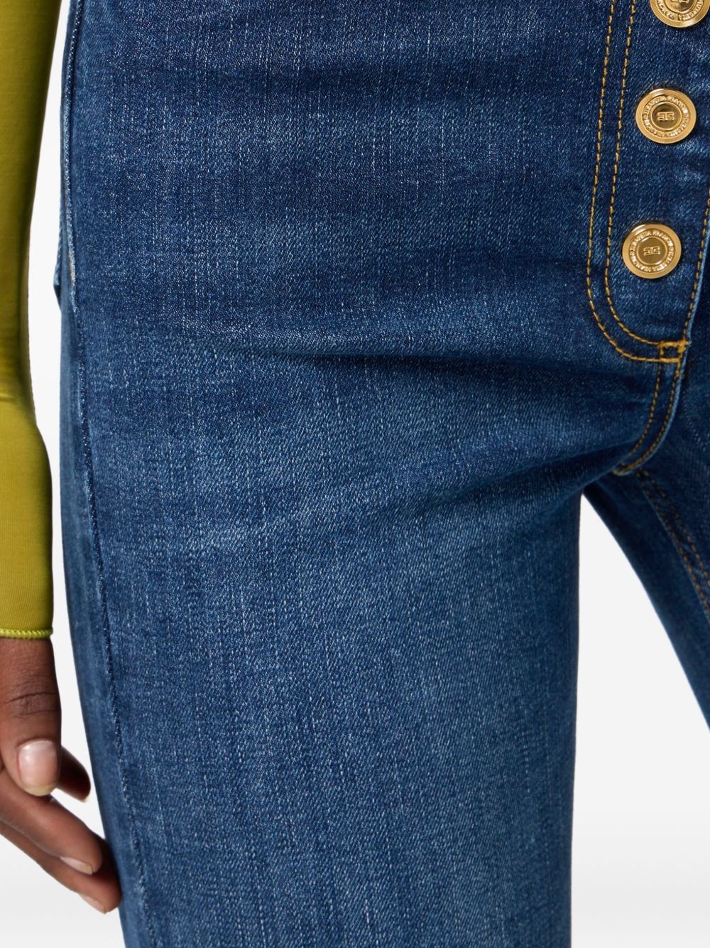 ELISABETTA FRANCHI High-Rise Bootcut Jeans