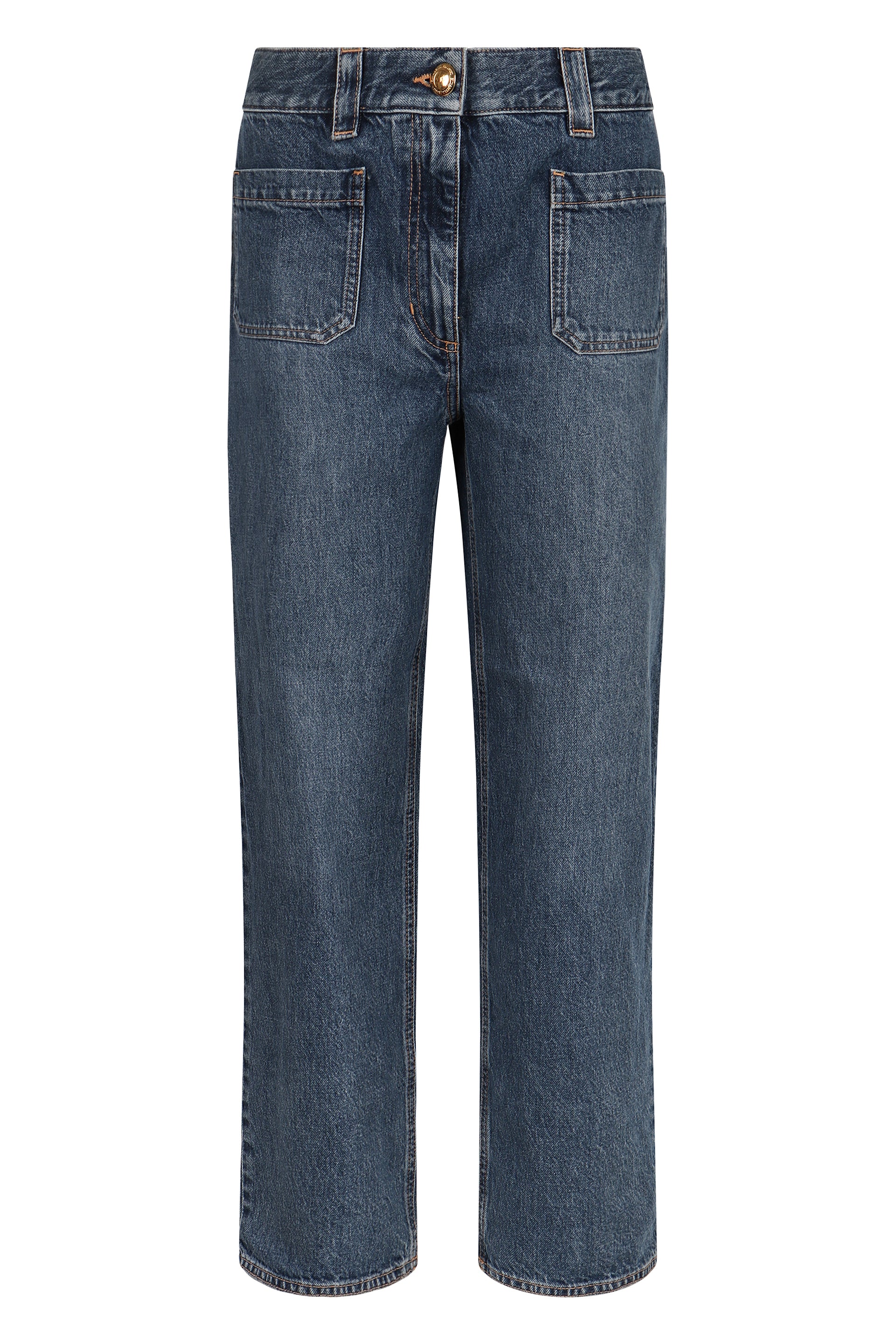 ELISABETTA FRANCHI High-Rise Boyfriend Jeans