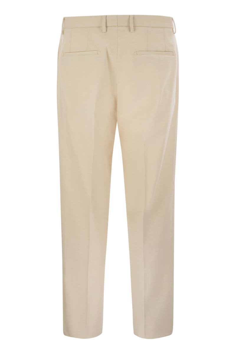 TAGLIATORE Men's Regular Fit Stretch Cotton-Blend Trousers