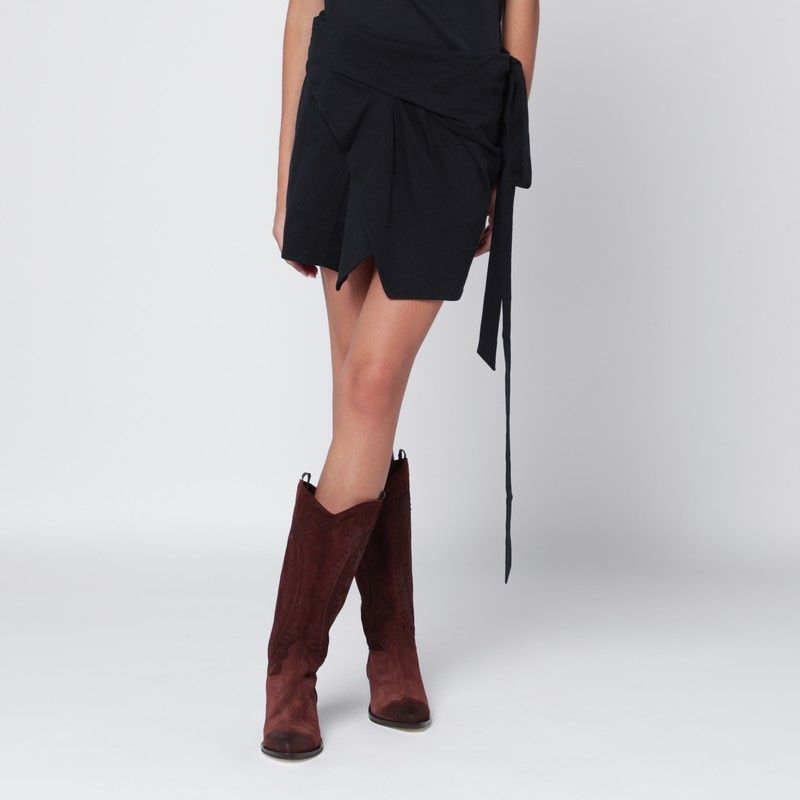 ISABEL MARANT Wrap Design Asymmetrical Hem Skirt