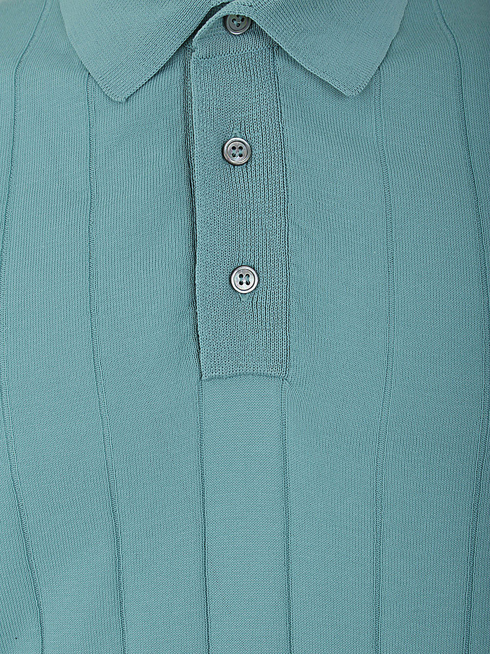 FILIPPO DE LAURENTIIS Short Sleeves Ribbed Polo for Men