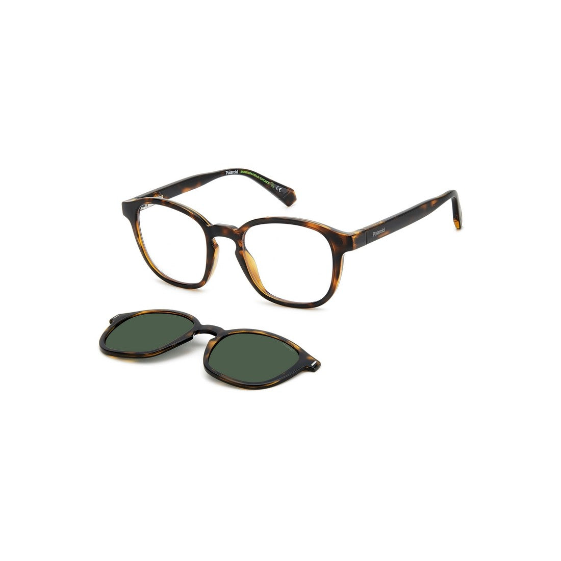 POLAROID Stylish Clip-On Sunglasses