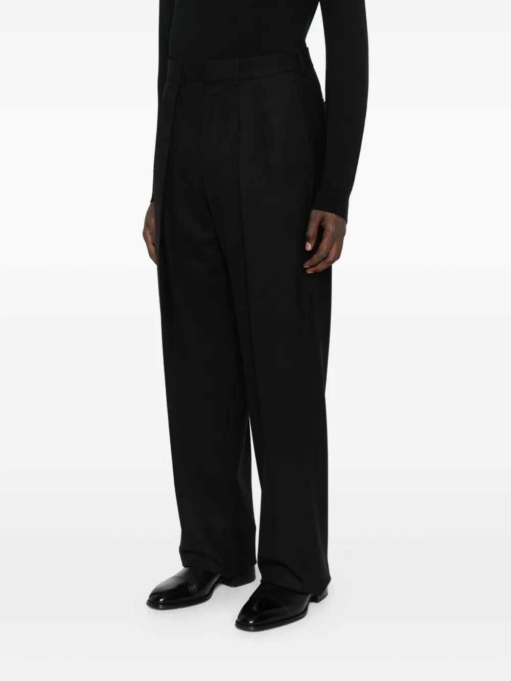 TOM FORD High Twist Wool Pleated Trousers