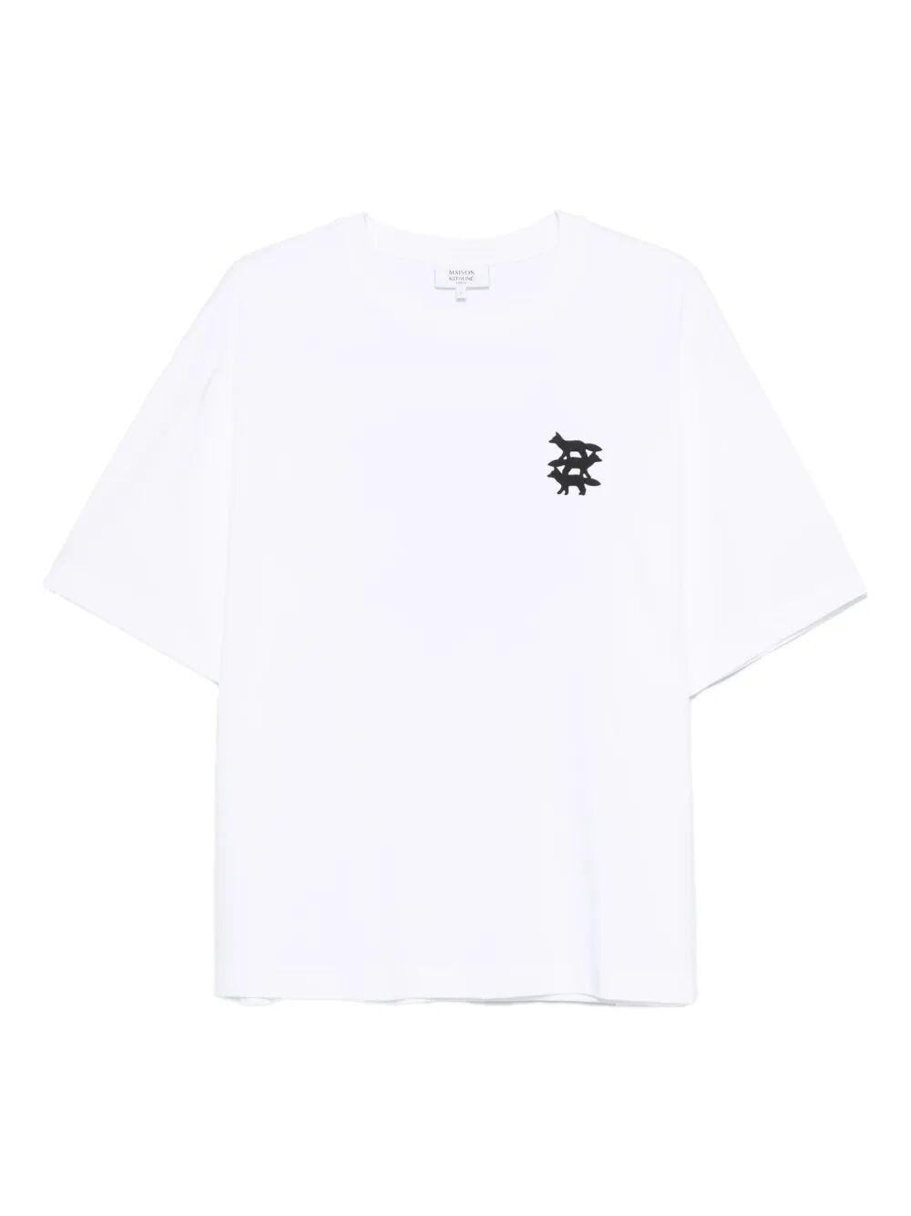 MAISON KITSUNÉ Oversized Fit Fox Graphic T-Shirt