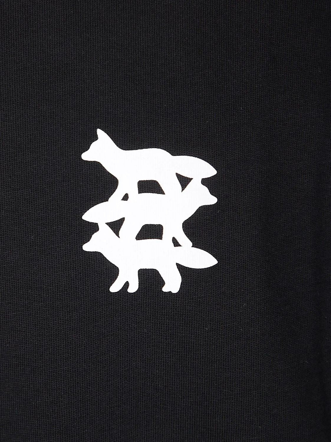 MAISON KITSUNÉ Men's Stunt Fox Long Sleeve T-Shirt