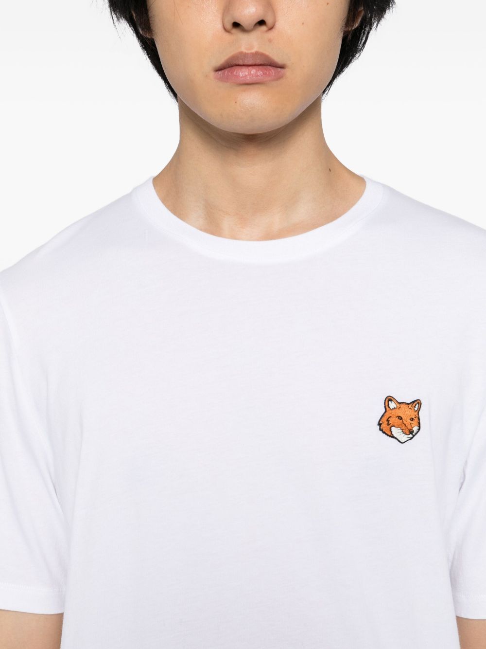 MAISON KITSUNÉ Fox Head Regular Fit Cotton T-Shirt