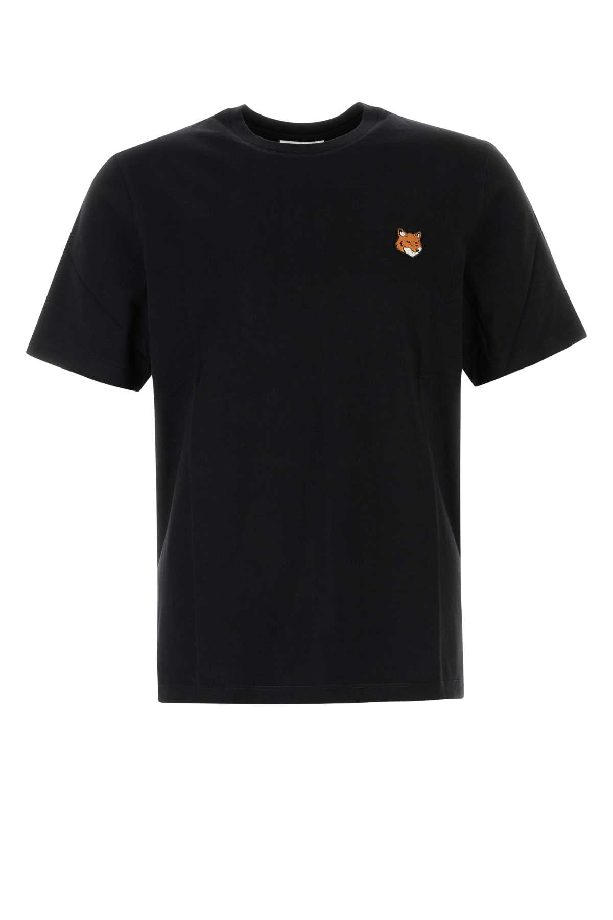 MAISON KITSUNÉ Regular Fit Cotton T-Shirt featuring Fox Head