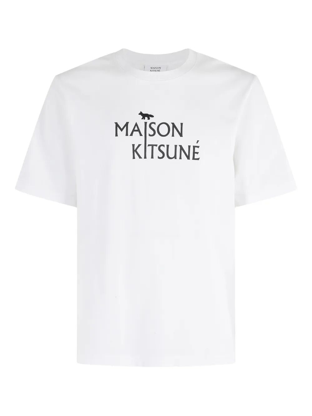 MAISON KITSUNÉ Logo Print T-Shirt for Men - FW25 Collection