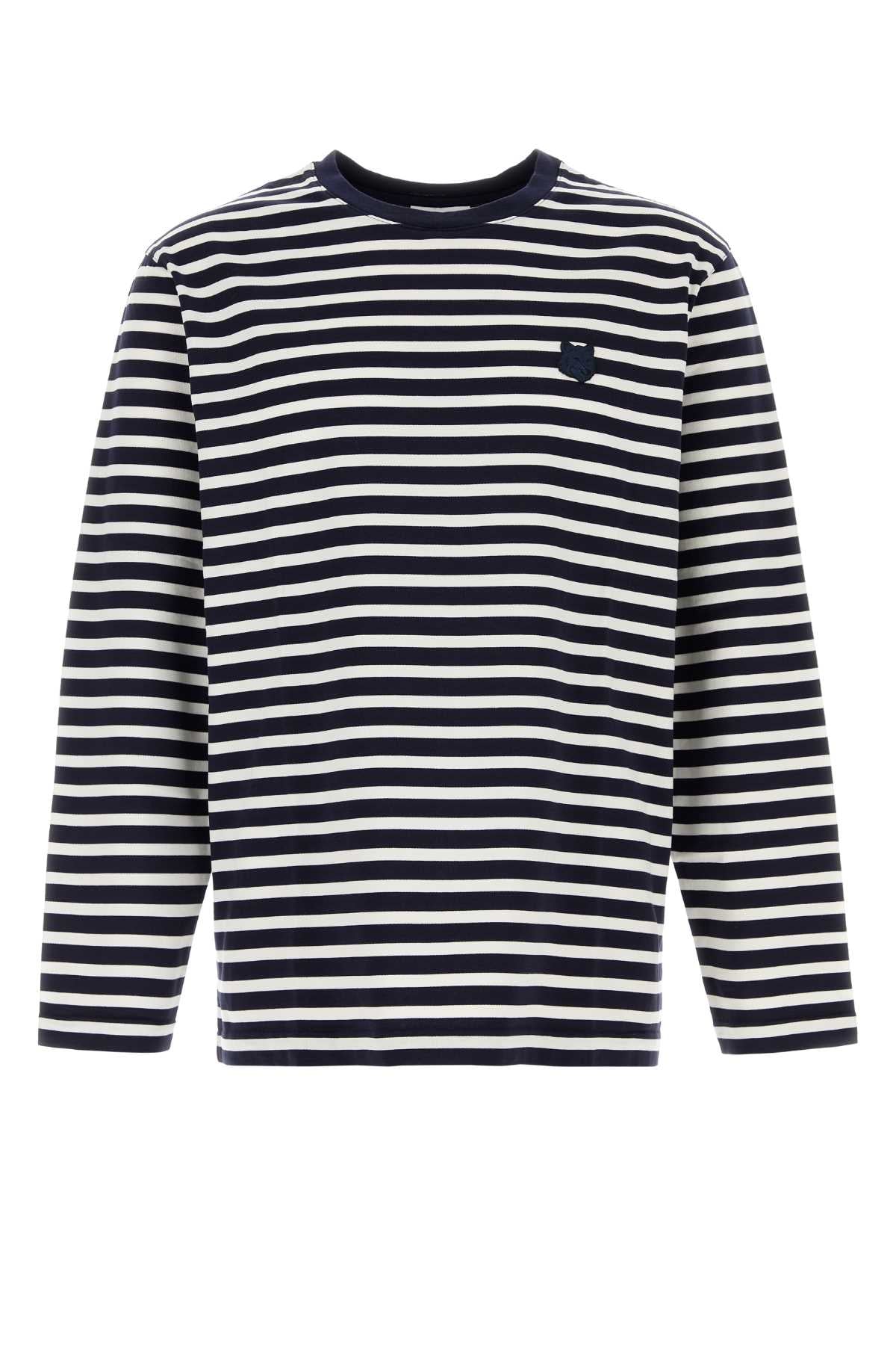MAISON KITSUNÉ Embroidered Cotton Oversize T-Shirt