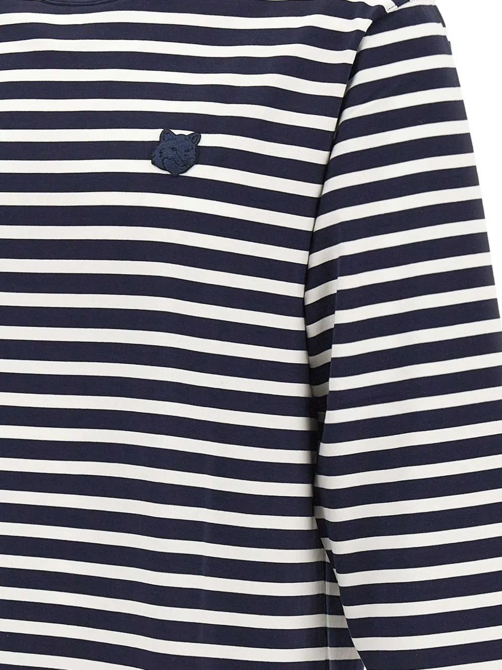 MAISON KITSUNÉ Fox Head Long Sleeve T-Shirt - Men's Casual Wear