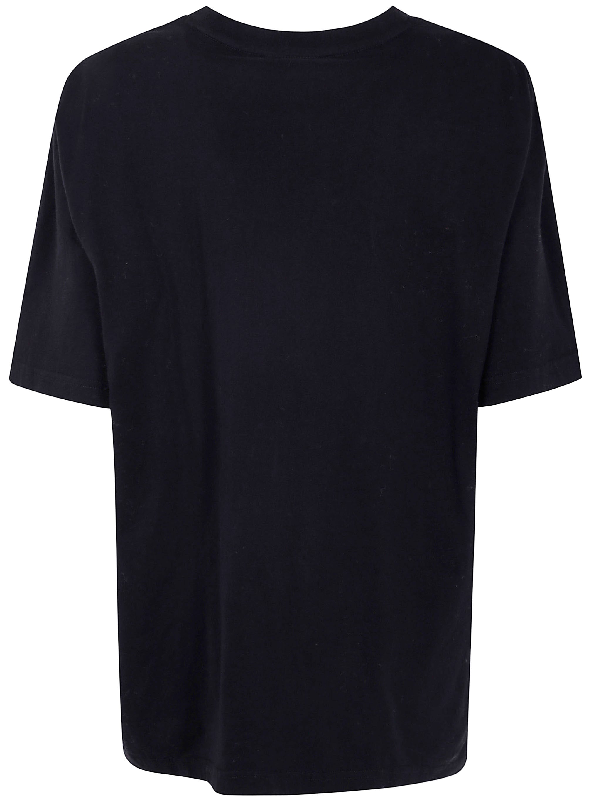 MAISON KITSUNÉ Round Neck Cotton T-Shirt for Men