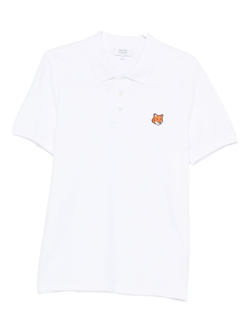 MAISON KITSUNÉ Classic Cotton Polo Shirt with Fox Head Logo