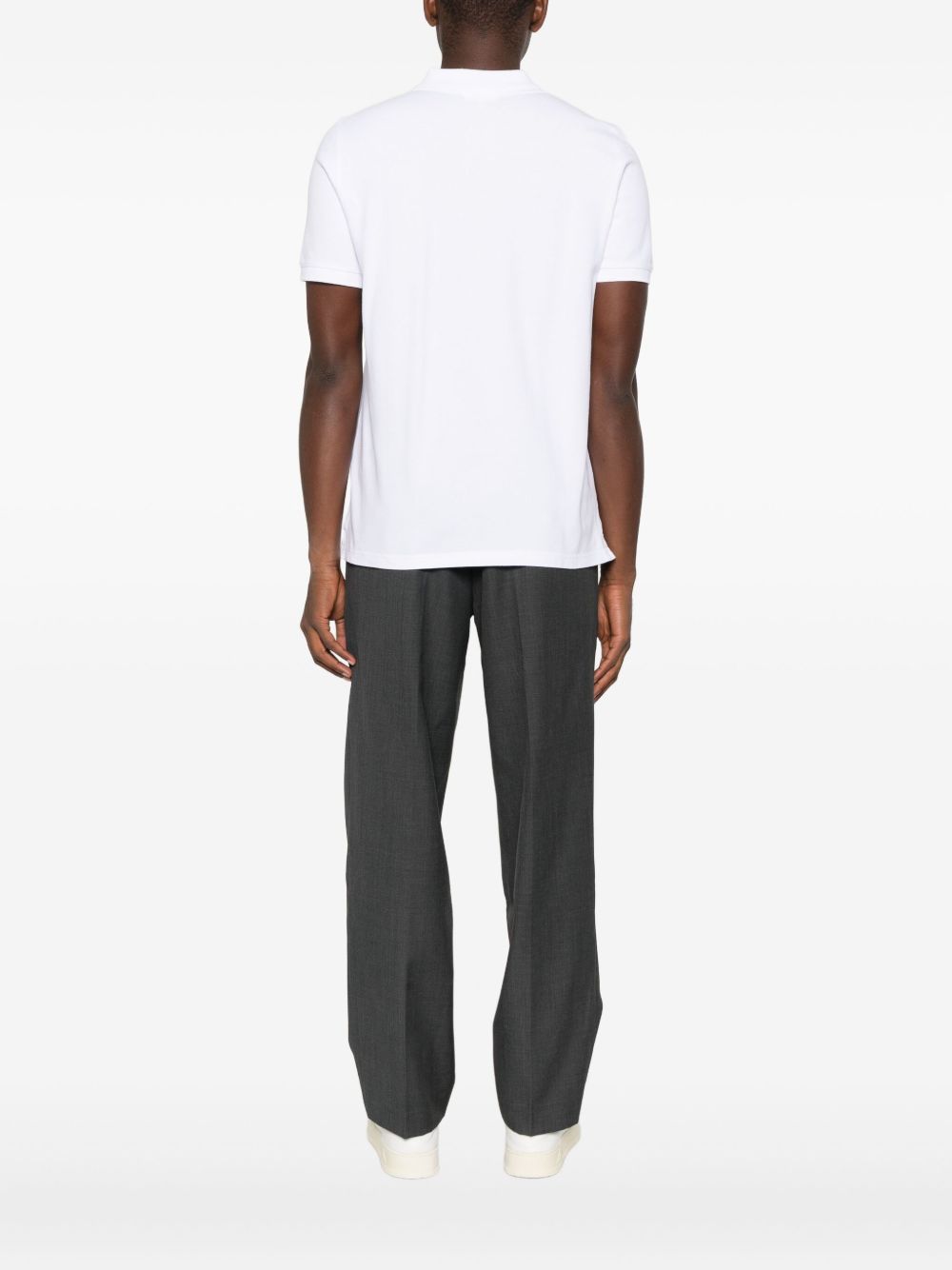 MAISON KITSUNÉ Classic Cotton Polo Shirt with Fox Head Logo