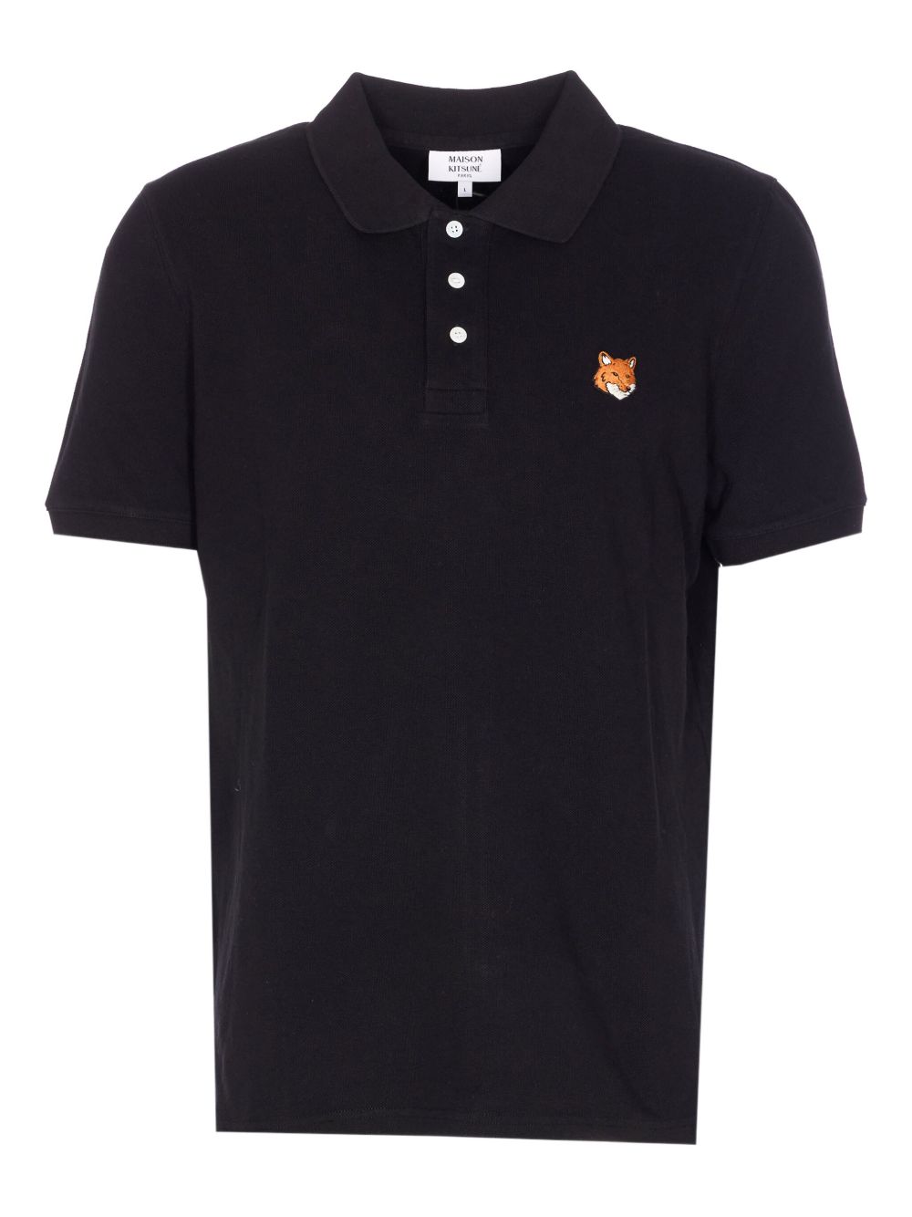 MAISON KITSUNÉ Men's Mini Fox Head Regular Polo