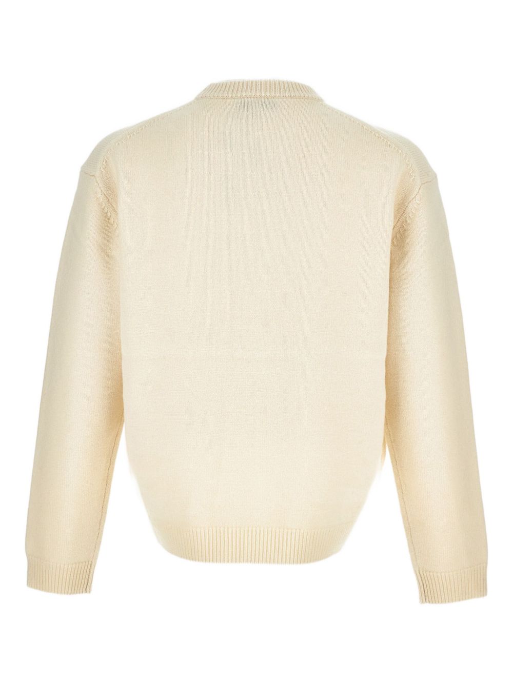 MAISON KITSUNÉ Fox Head Light Wool Jumper - Men's