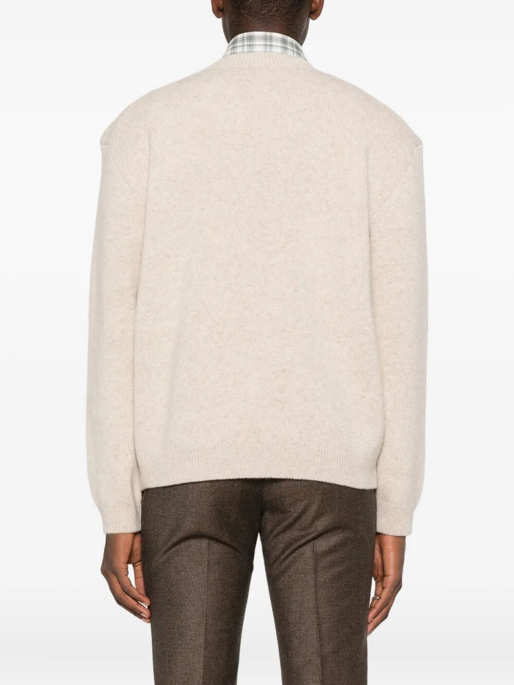 MAISON KITSUNÉ Fox Head Milan Lambswool Jumper